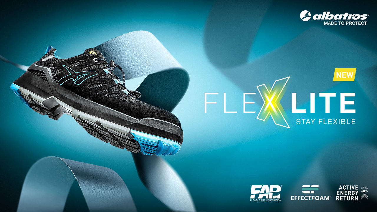 ALBATROS® presents the new Flexlite safety shoe line – Lightness and  protection in perfection